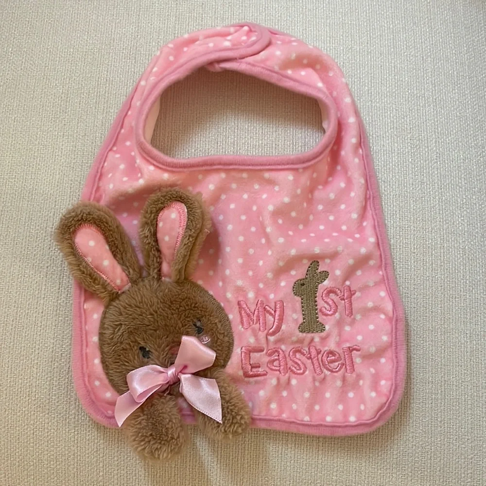 Baby Girl’s “My 1st Easter” Bunny Bib